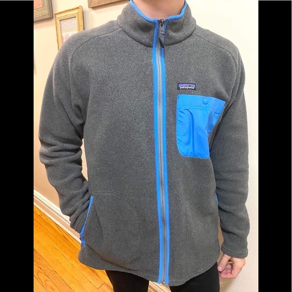 Patagonia Jackets \u0026 Coats | Patagonia Synchilla Karstens Fleece Mens Jacket | Color: Black/Gray | Size: XL | Modaterra's Closet